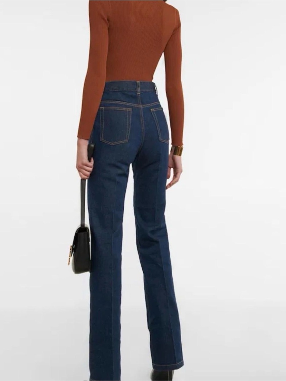 Saint Laurent Clyde High-Rise
Straight Jeans 24